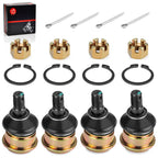 Set of 4 Front Upper & Lower Ball Joints for Yamaha ATV (3B4-23579-01-00, 3B4-23579-00-00)