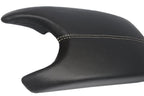 Leather Console Lid Armrest Cover for Cadillac ATS (2013–2019) Beige Stitch