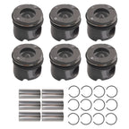 6pcs Piston with Rings for Jeep Grand Cherokee (2011–2020) EXF 68147228AA 83mm