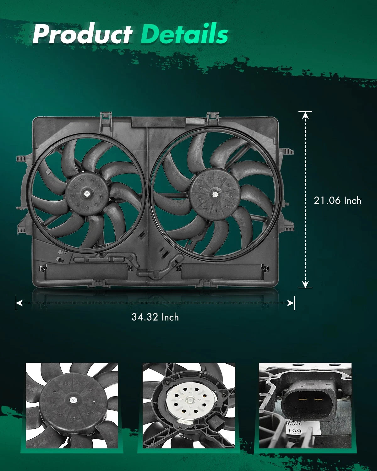 Radiator Cooling Fan for Audi A4 Q5 (2008–2017) 622940