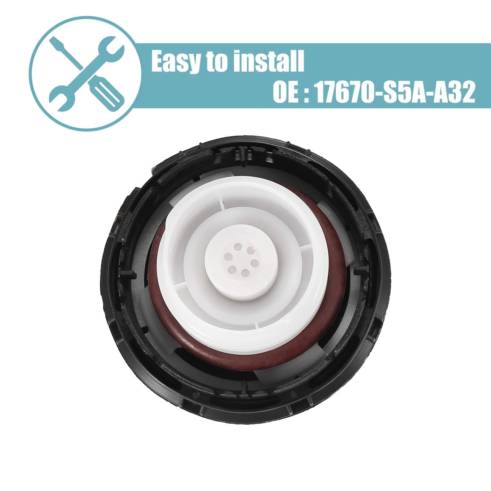 Car Engine Oil Fuel Tank Cap Cover for Honda Civic Element S2000 (2001–2010)