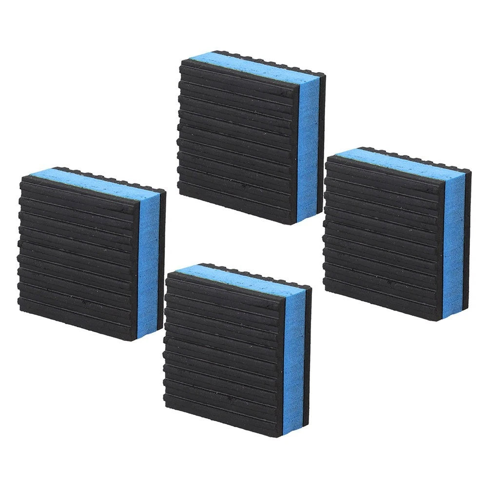 Set of 4 Rubber Eva Shock Isolation Pads for Air Compressors (120x120x22mm)