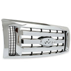 Chrome Front Upper Bumper Grille for Ford F-150 (2009–2014)