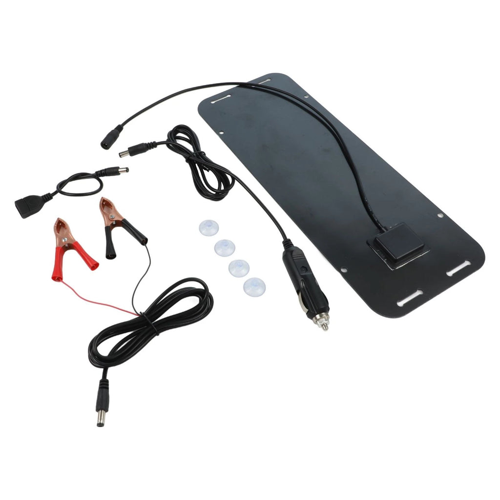 12V 30W Portable USB Solar Panel for Car Boat Maintainer