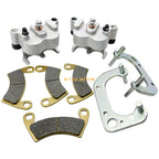 Front Brake Calipers & Pads for Polaris Ranger 500 570 700 Crew XP (2008–2022)