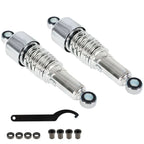 Set of 2 Rear Shock Absorbers for Universal Motorcycle (10.5")
