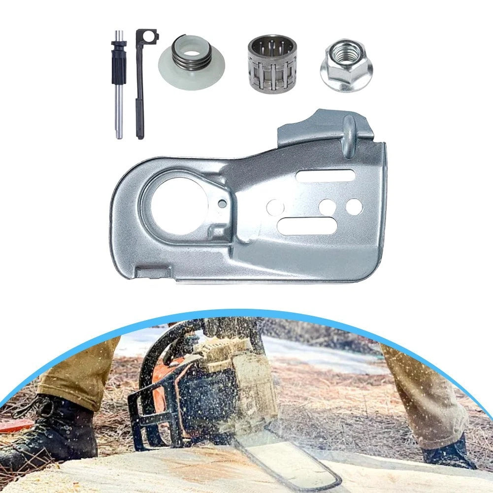 Chainsaw Oil Pump Kit for 445, 445E, 450, 450E (Includes Shaft, Bar Nut, Hose)