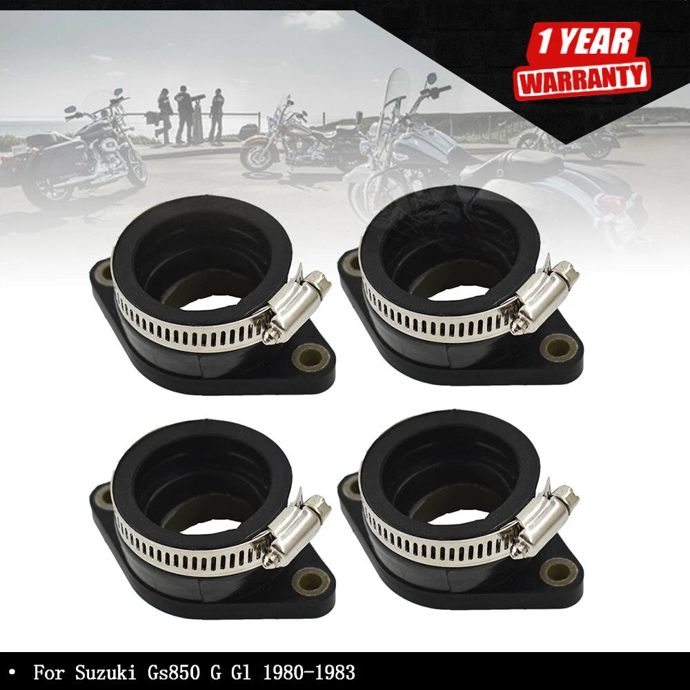 Carb Intake Manifold Boot Set for Suzuki GS850 (1980–1983)
