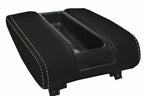 Leather Center Console Lid Armrest Cover for BMW E39 (1997–2003) Beige Stitch