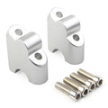 Silver Handlebar Clamp Riser for Suzuki V-Strom DL 650XT DL 1000 (2015-2020)