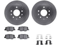Rear Brake Pad and Rotor Kit for Mazda 3 (2017–2018) KD858HP