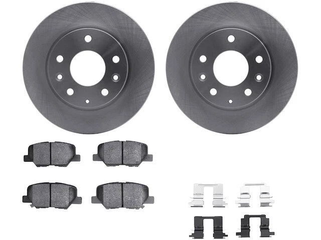 Rear Brake Pad and Rotor Kit for Mazda 3 (2017–2018) KD858HP