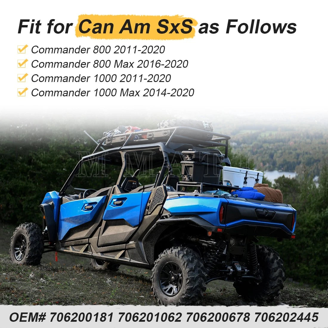 A-Arm Bushing Sleeve Kit for Can-Am Commander Max 1000/1000R (2014–2020)