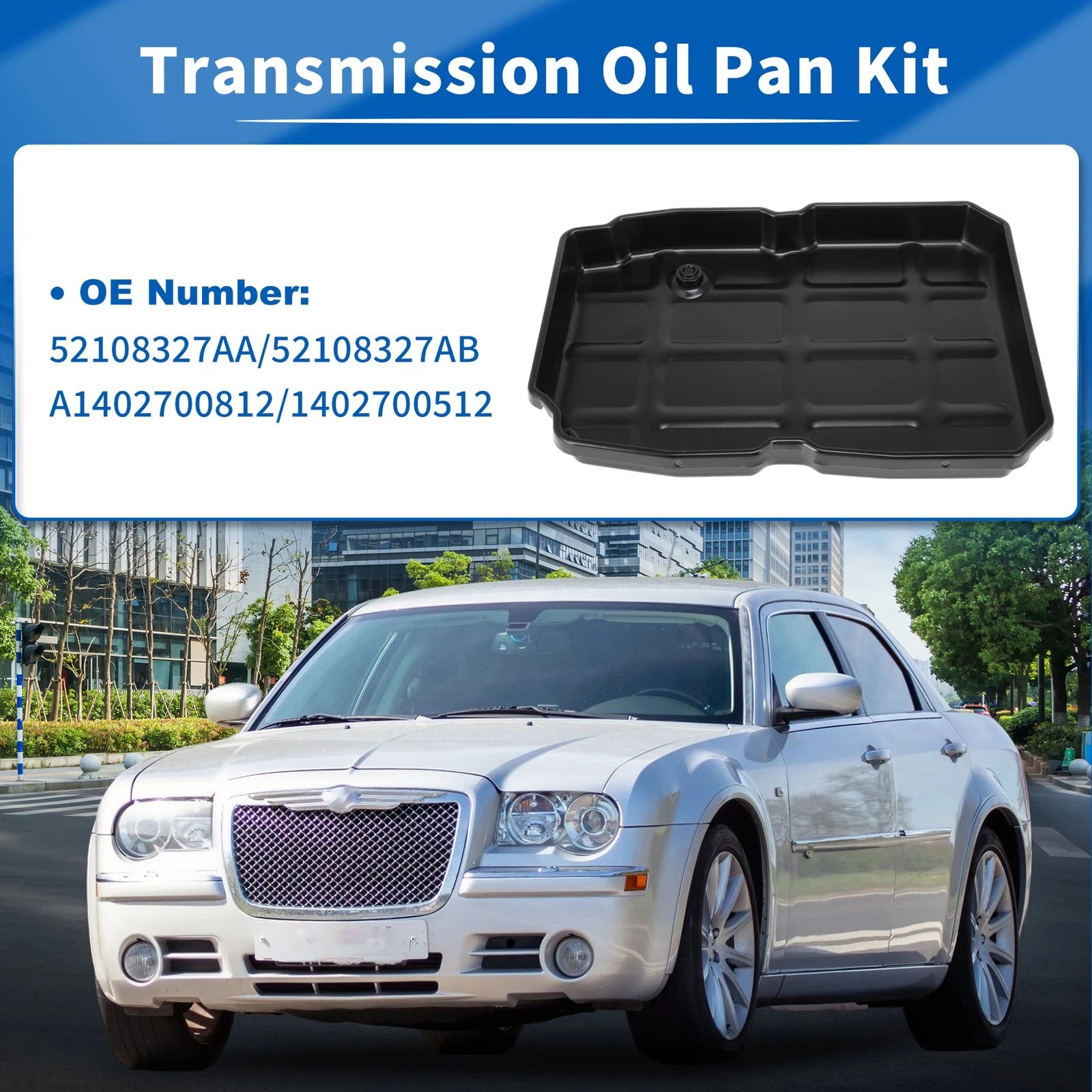 Transmission Oil Pan Kit with Oil Filter for Chrysler 300 (2005–2014)