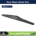 2X Rear Windshield Wiper Blades for Chevrolet HHR (2006–2011)