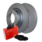 Front Brake Kit 355mm Disc TRW Ceramic Pad for LX570 Land Cruiser Sequoia Tundra (2008–2021)