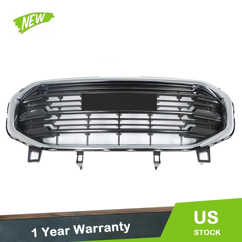Front Bumper Grille for GMC Terrain (2018–2021) Chrome & Black