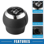 6 Speed Manual Transmission Shift Knob for Toyota Corolla  Black Plastic