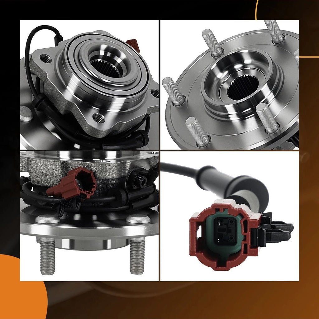 Set of 2 Rear Wheel Hub Bearings for QX56 Pathfinder (2004–2012)
