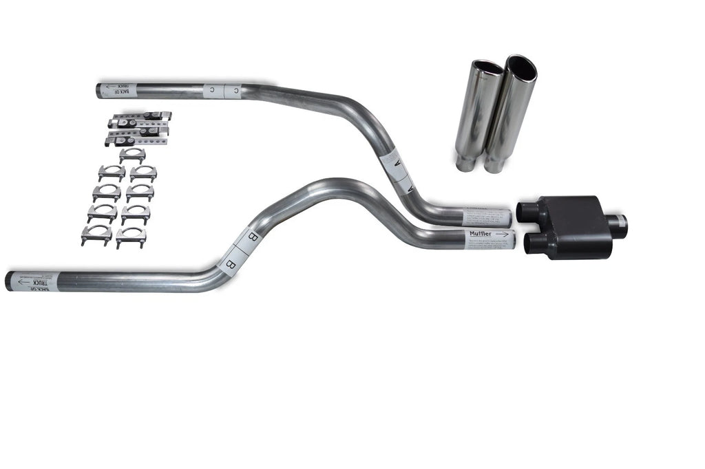 2.5" Dual Exhaust Kit with 1 Chamber Muffler for Dodge Dakota (1987–1996)