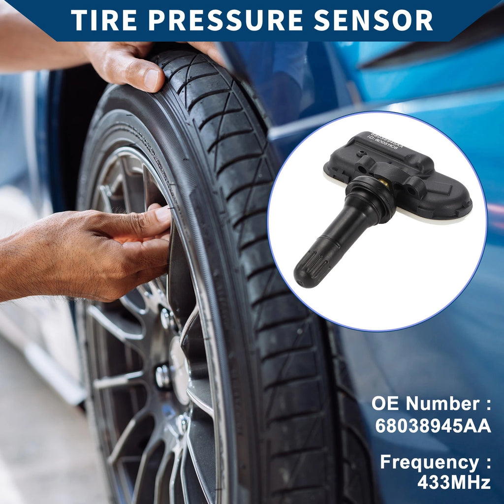Tire Pressure Sensor 68038945AA for Dodge Sprinter 2500 (2007–2009) 433MHz