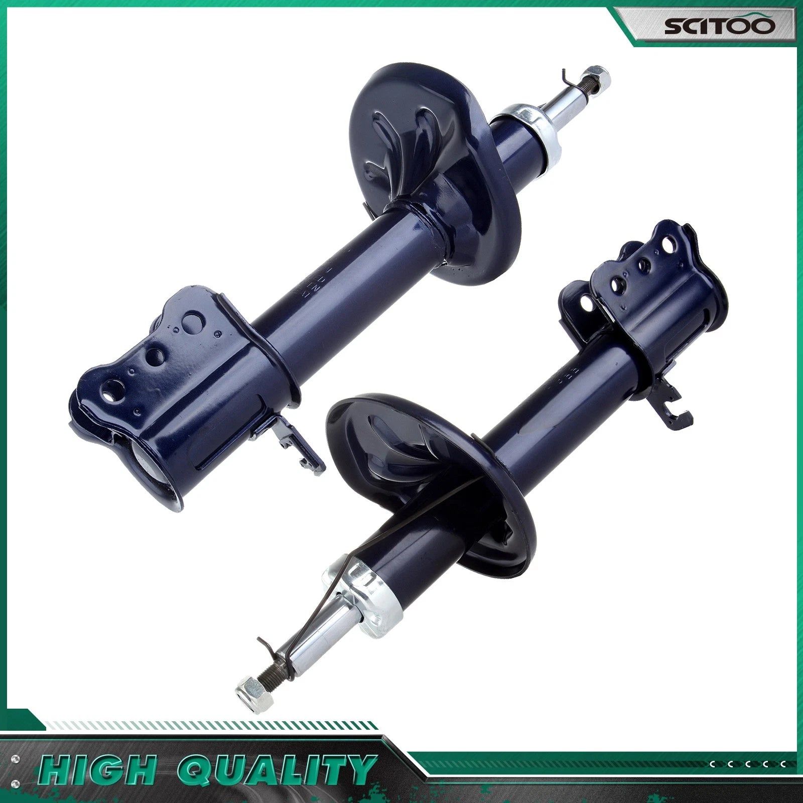 Set of 2 Rear Shocks Struts for Mazda 626 (1998–2002)