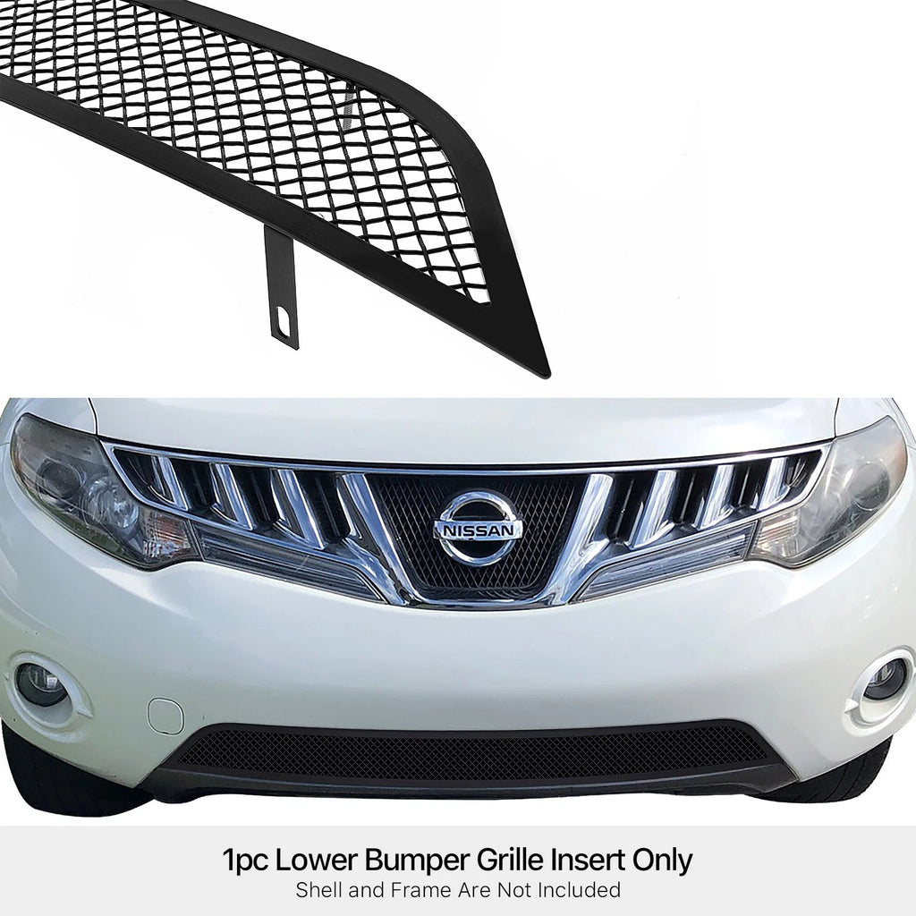 Stainless Steel Black Mesh Grille Insert for Nissan Murano (2009-2010)