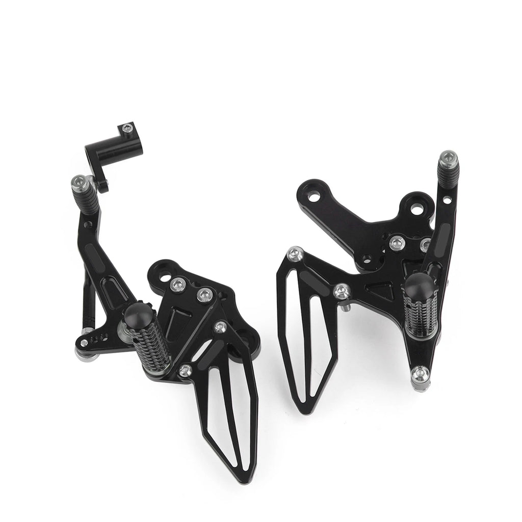 Adjustable Rearsets Foot Pegs for Kawasaki Ninja 250 400 (2018–2022) Titanium