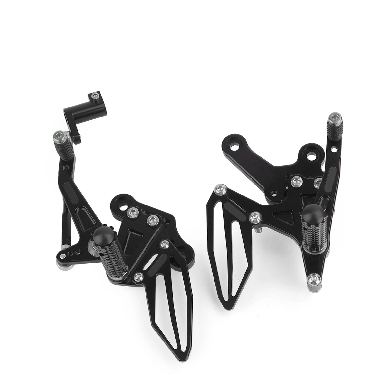 Adjustable Rearsets Foot Pegs for Kawasaki Ninja 250 400 (2018–2022) Titanium