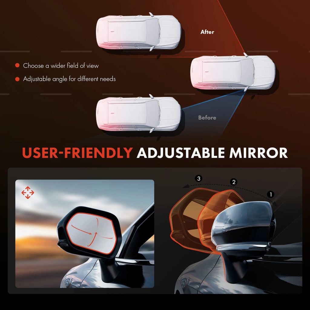 Heated Passenger Power Mirror for Nissan Quest (2011-2017)