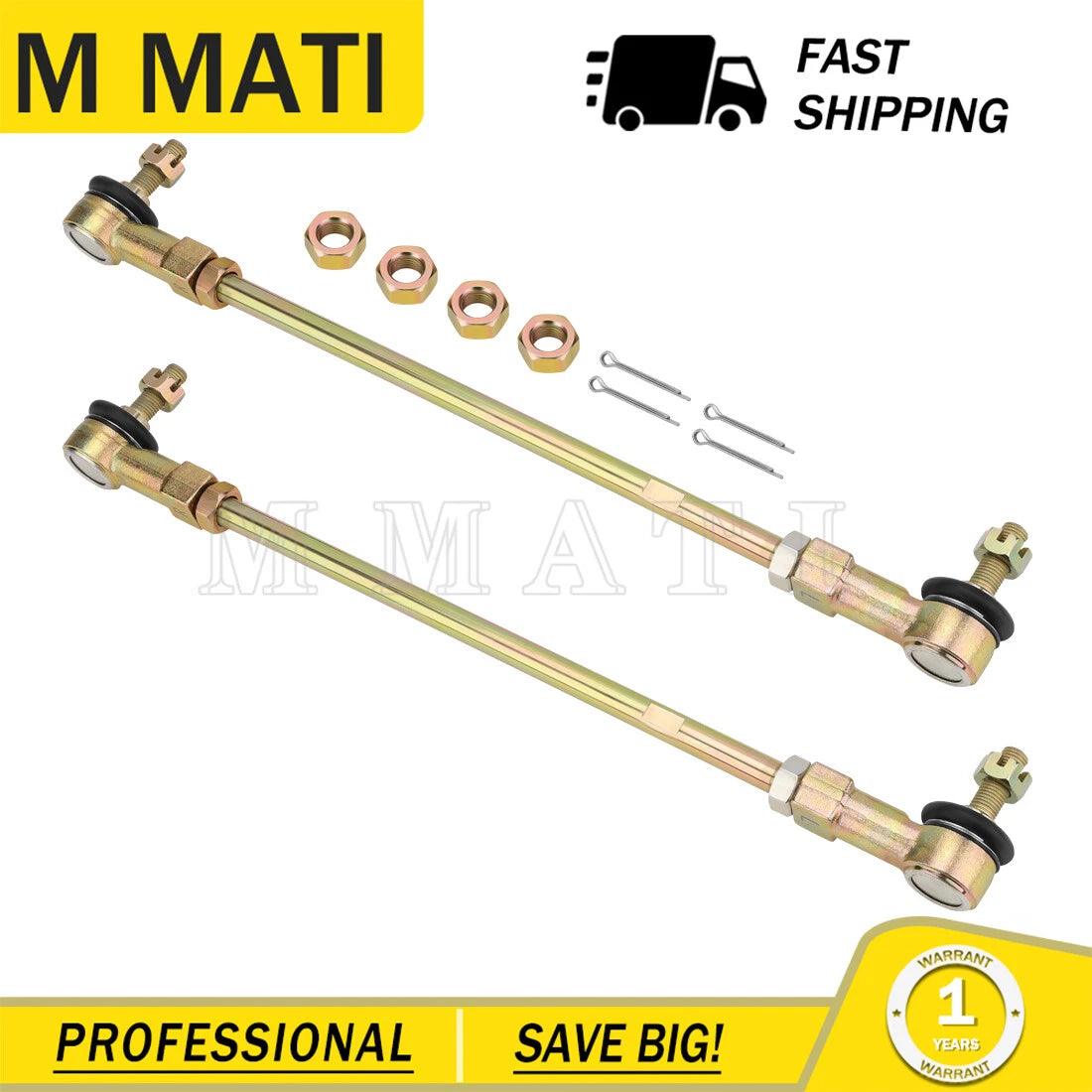 Tie Rods with End Kit Left & Right for Honda TRX450ER TRX450R (2004–2014)