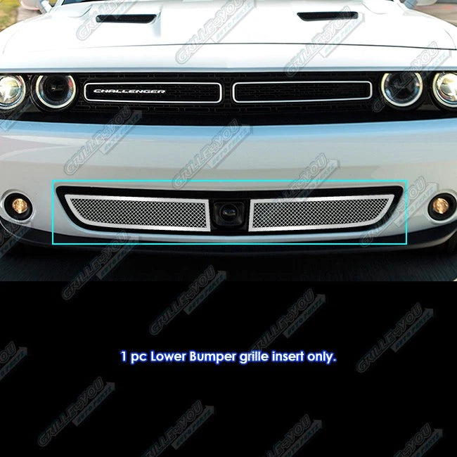 Stainless Chrome Mesh Grille for Dodge Challenger (2015–2023)