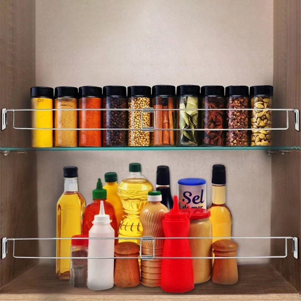 4 x Fridge Organization Bar Set for RV