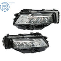 Set of 2 LED Headlights for Nissan Rogue (2021–2023) Clear Chrome