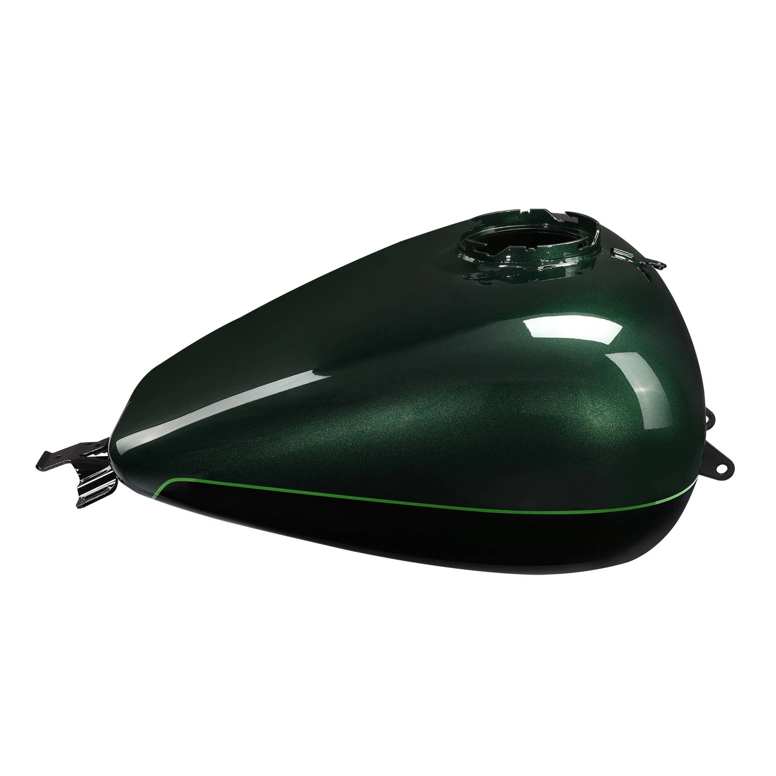 Fuel Gas Tank for Harley Electra Glide (2008–2024) Deep Jade Pearl / Vivid Black