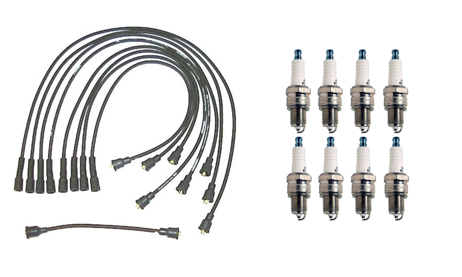 Denso Wire Set & 8 U-Groove Spark Plugs Kit for Chevy 6.5L V8 (1992–2000)