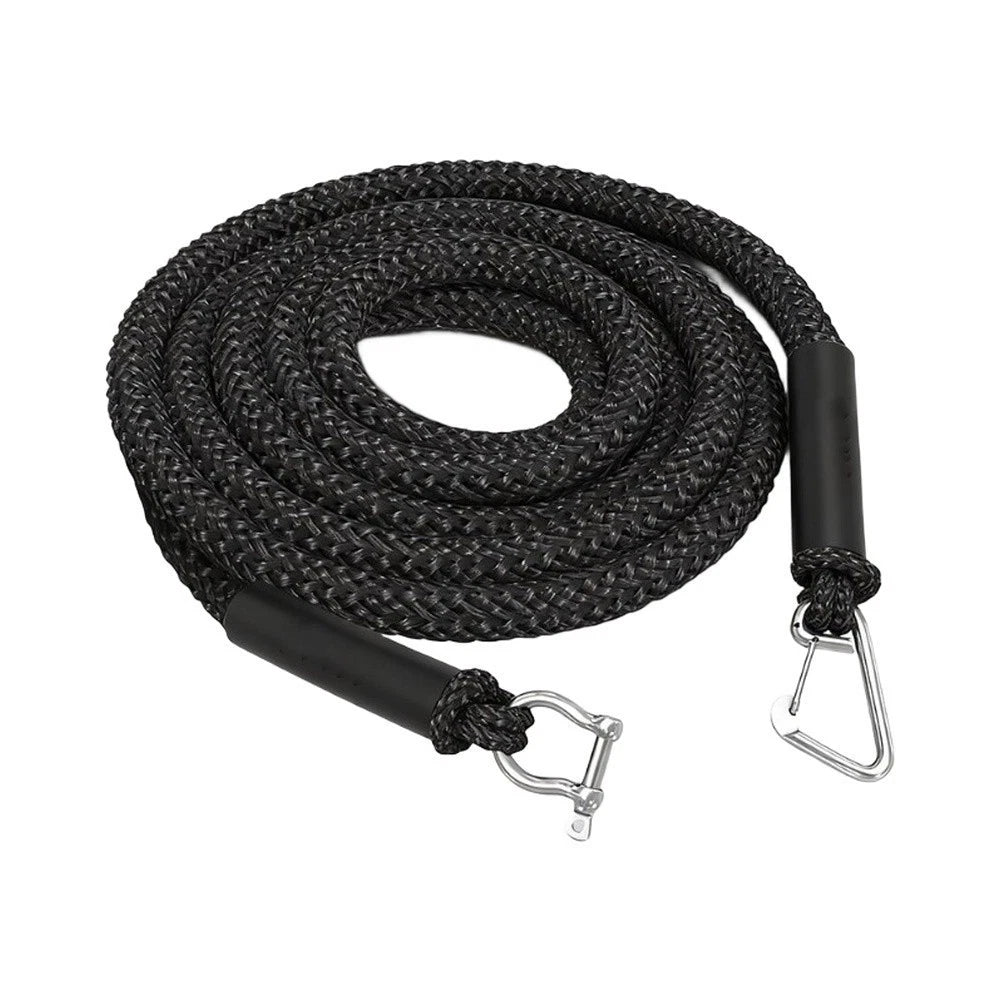 14FT Bungee Line for Boat Docking with 316 SS Shackle (Kayaks)