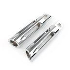 CNC Chrome Foot Pegs for Harley Touring Sportster Dyna Softail