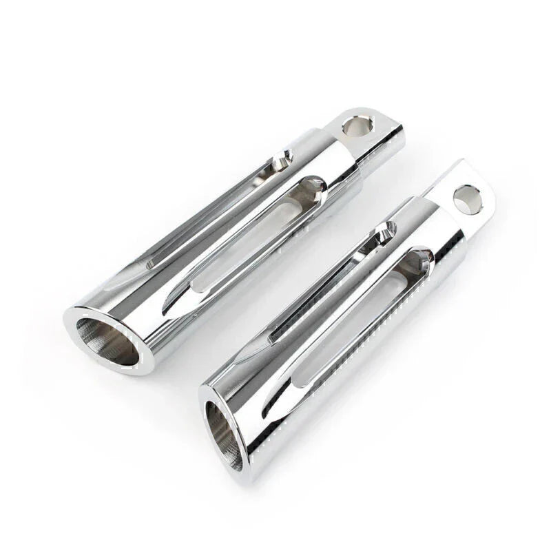 CNC Chrome Foot Pegs for Harley Touring Sportster Dyna Softail