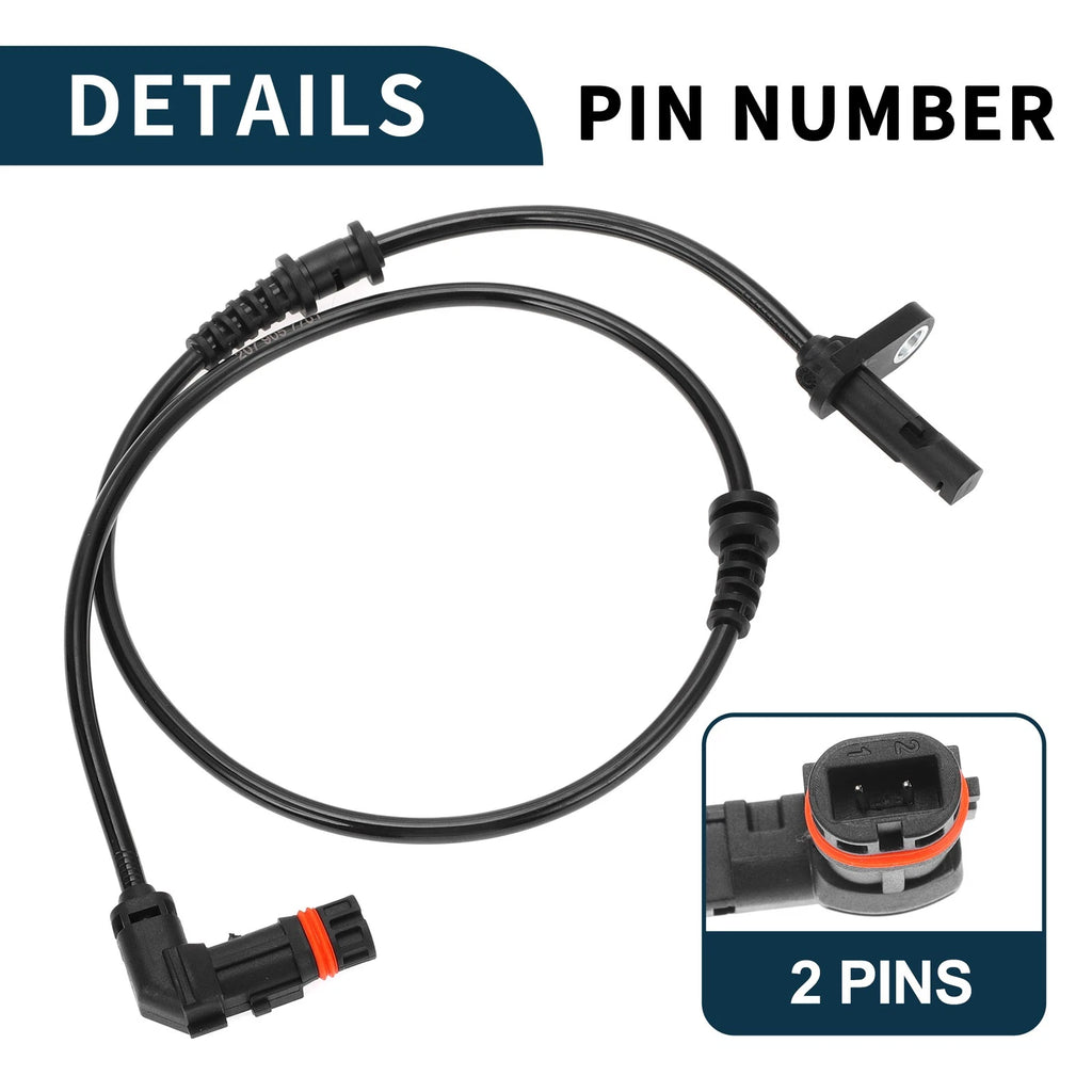 Front Left ABS Wheel Speed Sensor for Mercedes-Benz E550 (2010–2017) No.A2079057701