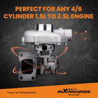 Universal Turbocharger T3/T4 for T04E (T3/T4) (0.50–0.63 A/R) for T3/T4 (2000–2000)