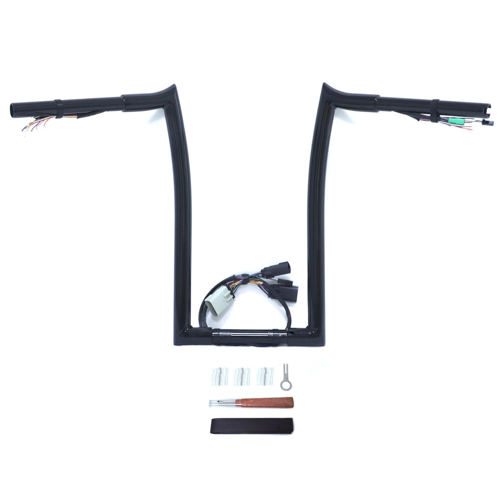 14" Prewired Handlebar 1.25" for Harley Road Glide (2008–2013)