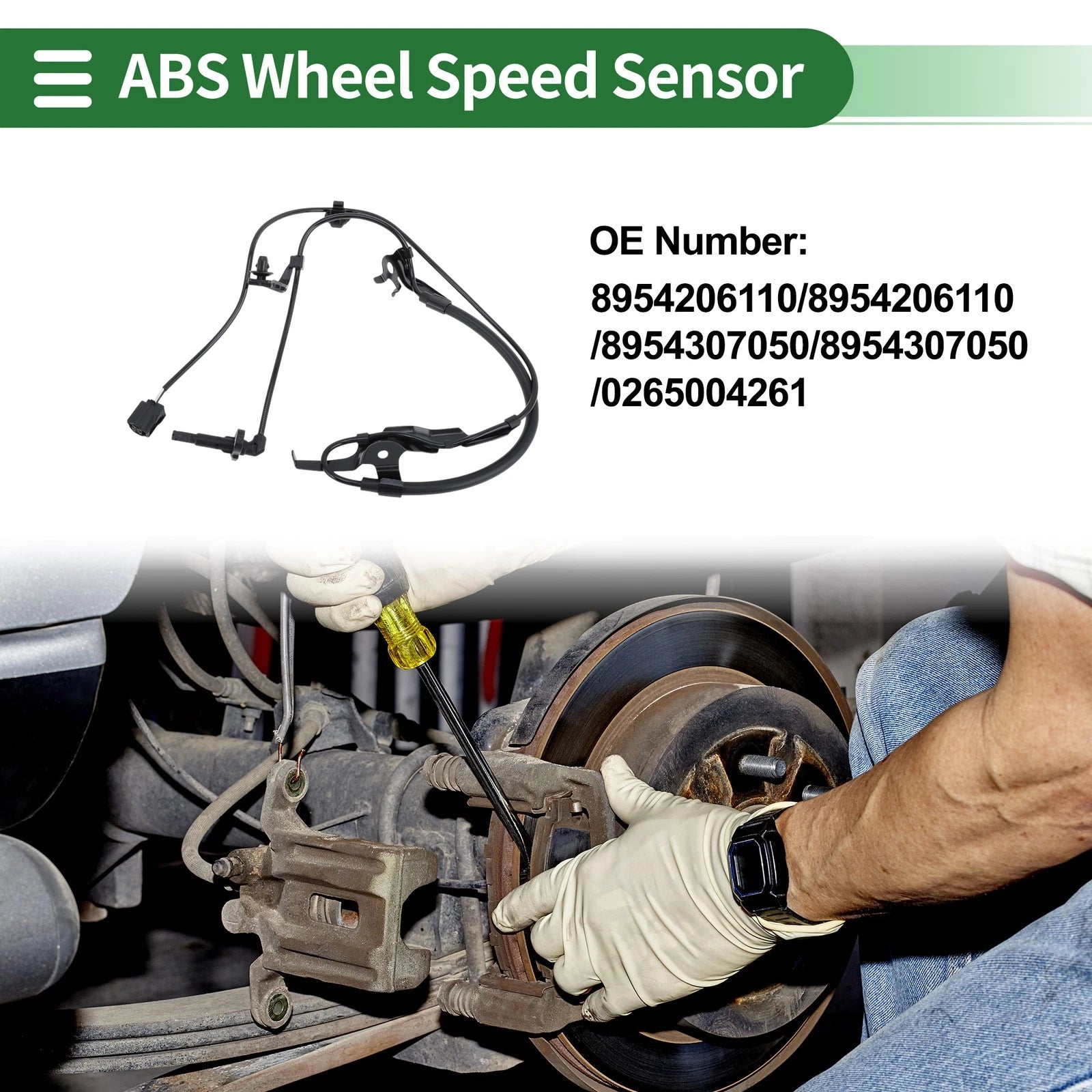 ABS Wheel Speed Sensor No. 8954206110 for Toyota Camry (2017)