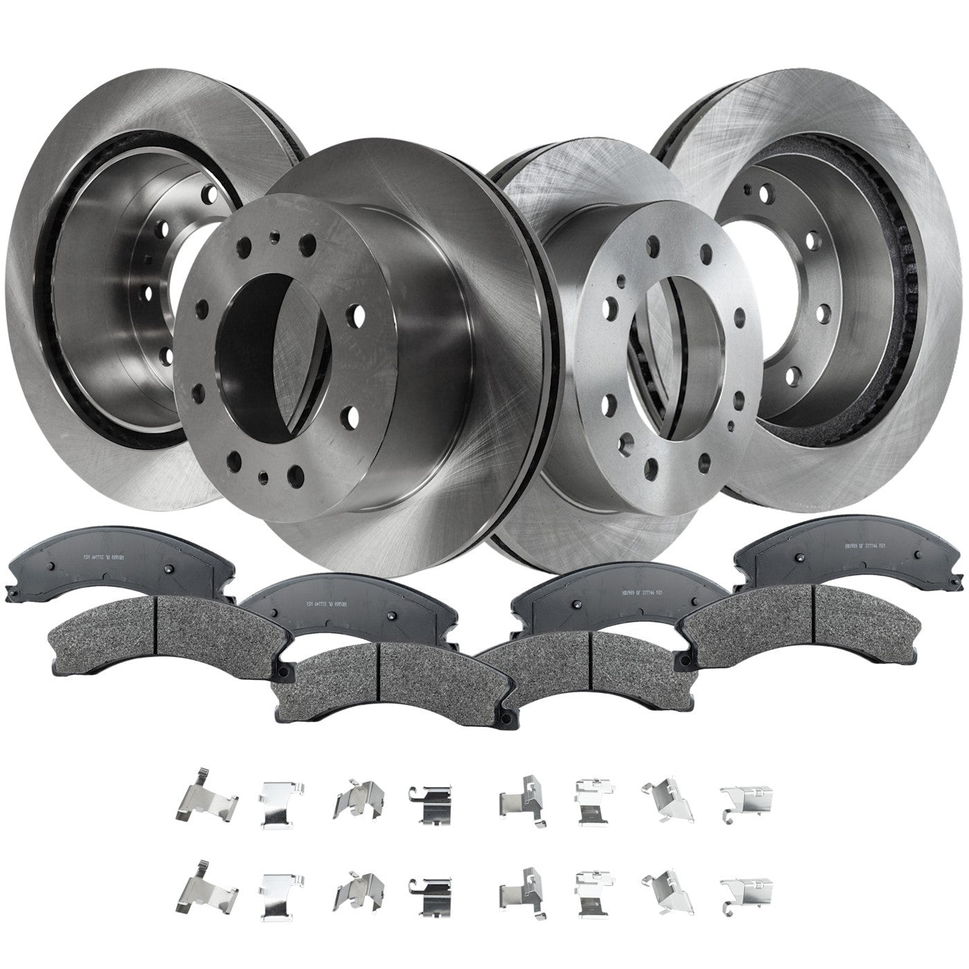 Brake Disc and Pad Kit for Chevrolet Silverado 2500 HD (2011–2019)
