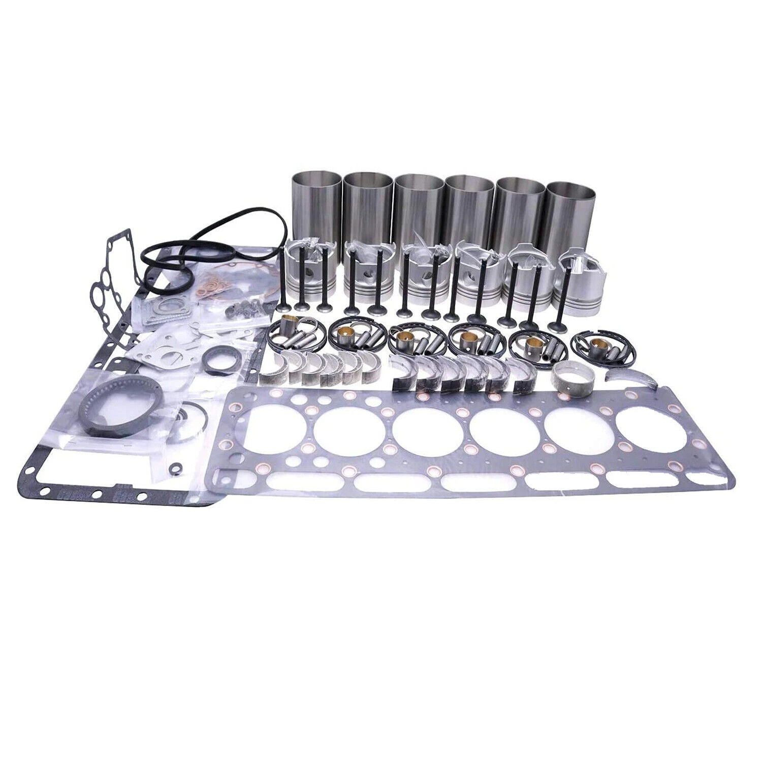 Overhaul Rebuild Kit for Komatsu 5.9L 12V Engine Forklift (6D102, S6D102E-1, S6D102)