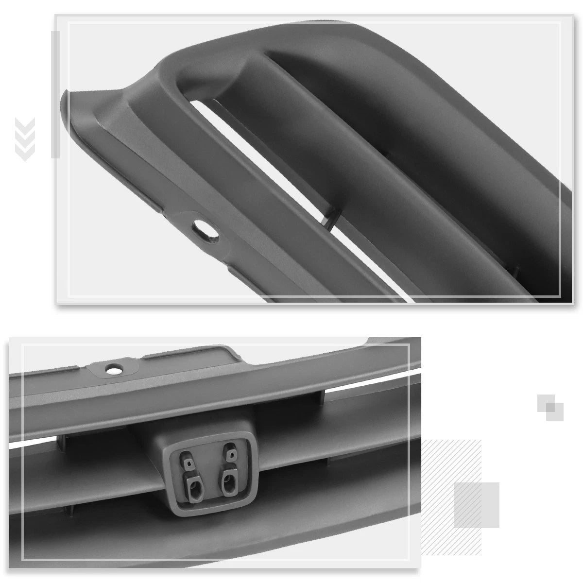 Grille for Honda Accord Coupe (1998–2000) - Factory Style Horizontal Slats