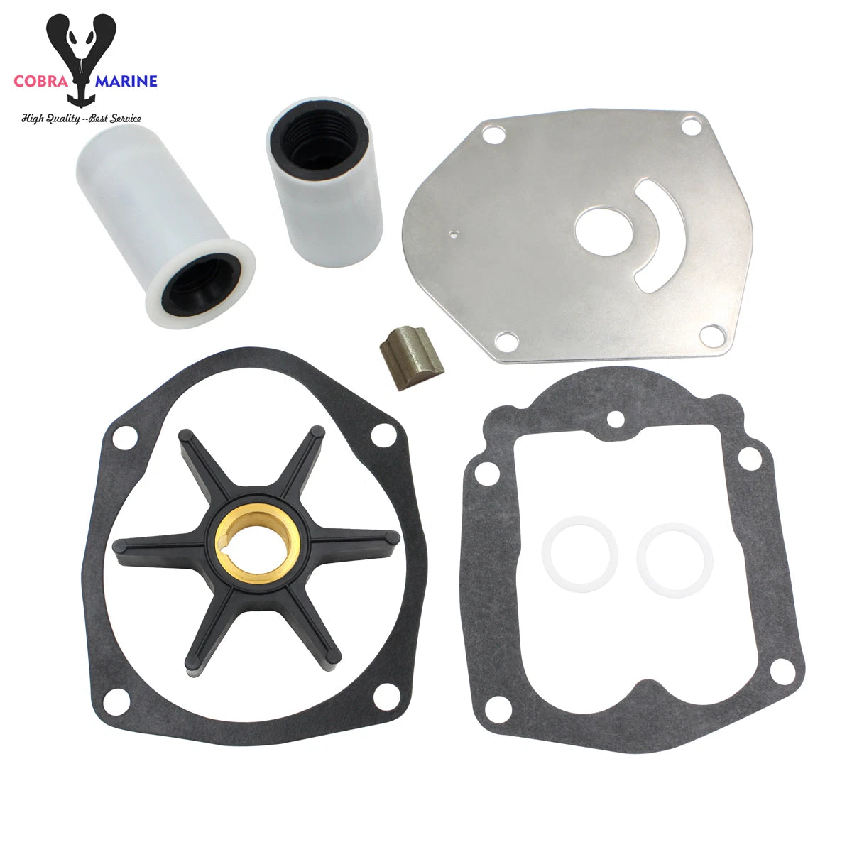 Water Pump Impeller Repair Kit for Force Mercury 40 50 HP (Repl 821354A2 3219)