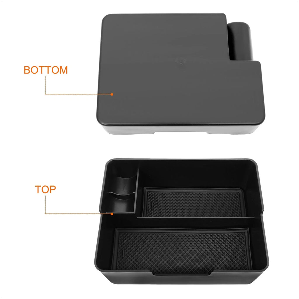 Center Console Storage Armrest Organizer Tray for Tesla Model 3 (2017–2019)