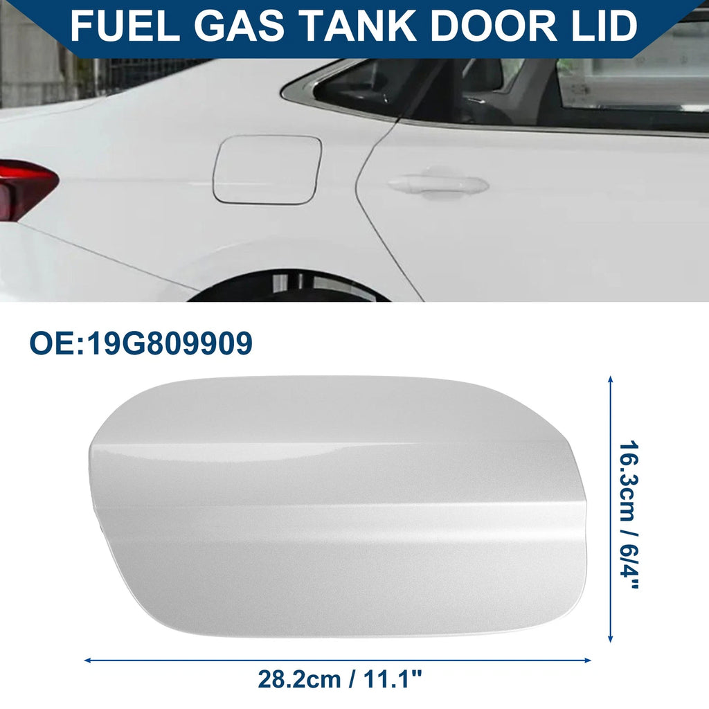 Fuel Tank Door Cap for Volkswagen Jetta A4 (2019–2023) Silver Tone