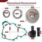 Flywheel Puller Starter Clutch One Way Bearing Kit for Polaris RZR Trail S 900 (2018–2023)